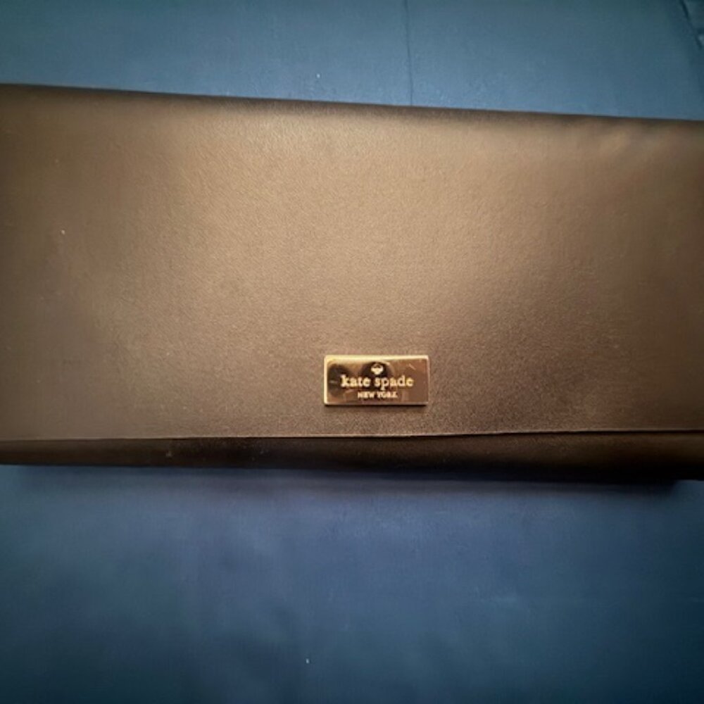 KATE SPADE BLACK AND PINK LEATHER WALLET